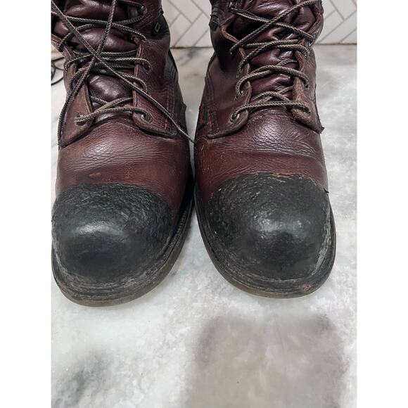 Red Wing 2414 Men’s 12B Gore-Tex Steel Toe EH Work Boots USA Made Brown Leather - Picture 13 of 16